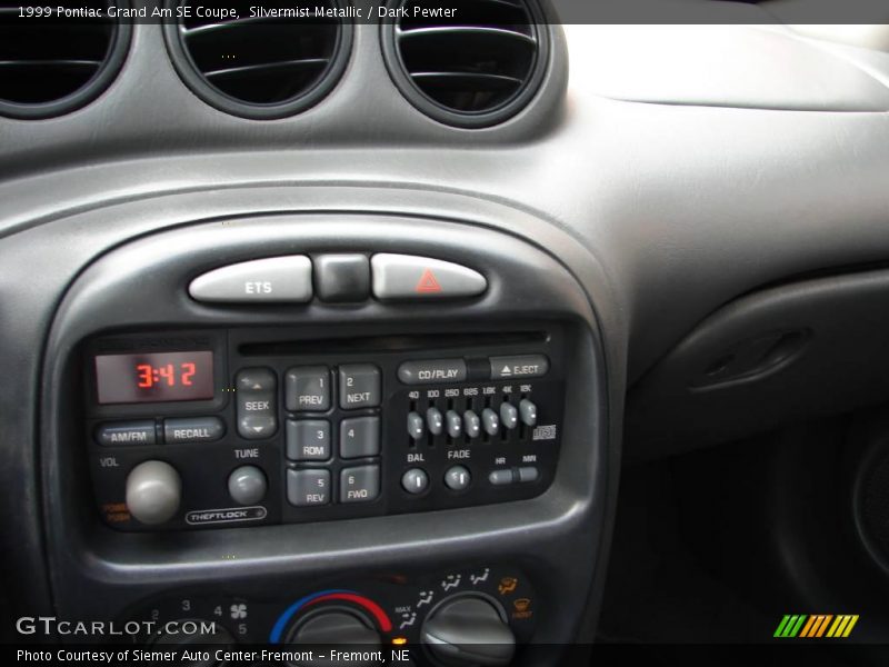 Silvermist Metallic / Dark Pewter 1999 Pontiac Grand Am SE Coupe