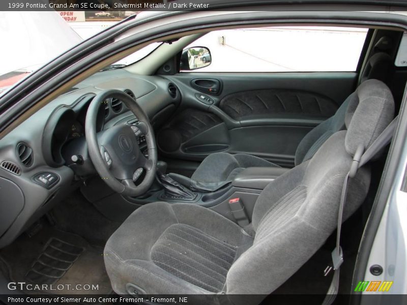 Silvermist Metallic / Dark Pewter 1999 Pontiac Grand Am SE Coupe