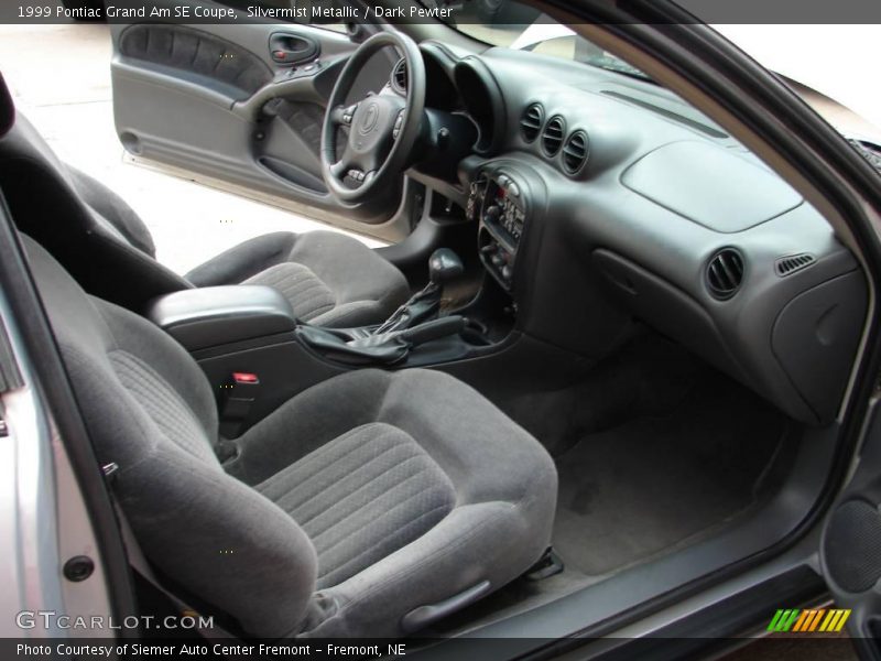 Silvermist Metallic / Dark Pewter 1999 Pontiac Grand Am SE Coupe
