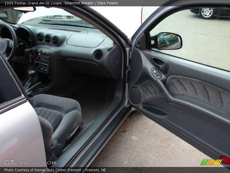 Silvermist Metallic / Dark Pewter 1999 Pontiac Grand Am SE Coupe