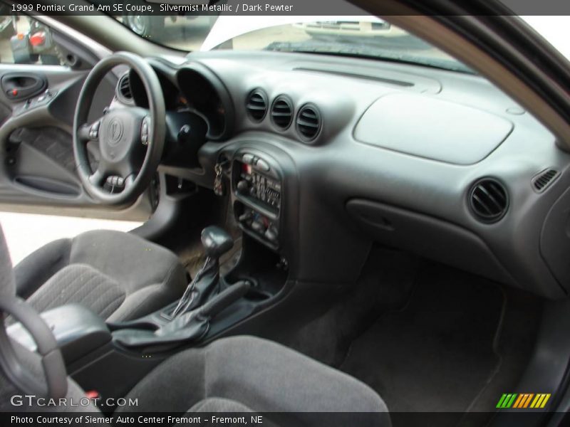 Silvermist Metallic / Dark Pewter 1999 Pontiac Grand Am SE Coupe