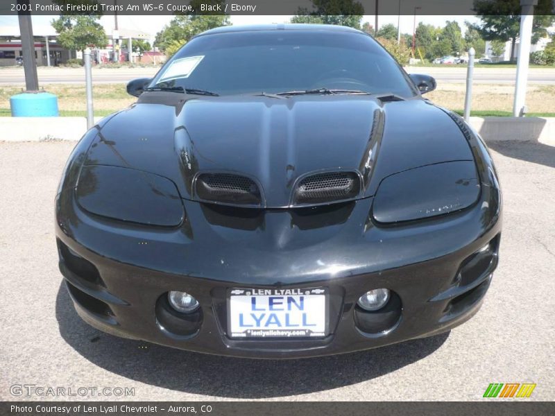 Black / Ebony 2001 Pontiac Firebird Trans Am WS-6 Coupe