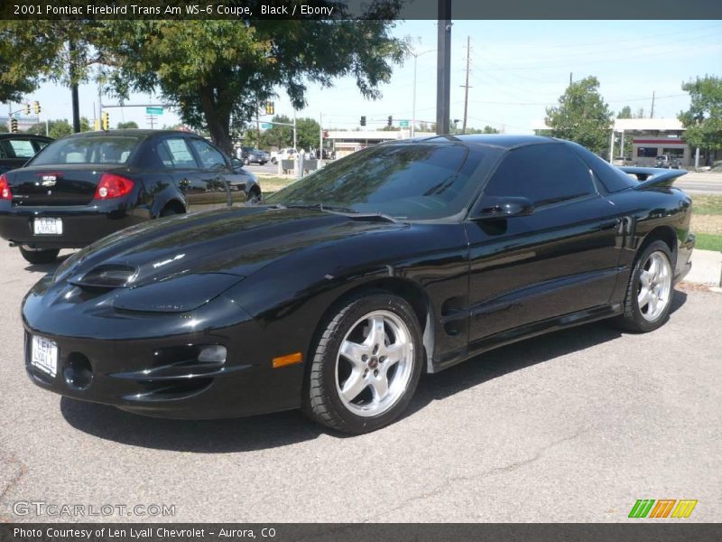 Black / Ebony 2001 Pontiac Firebird Trans Am WS-6 Coupe
