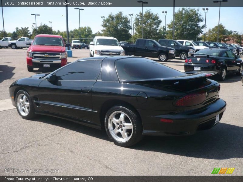 Black / Ebony 2001 Pontiac Firebird Trans Am WS-6 Coupe