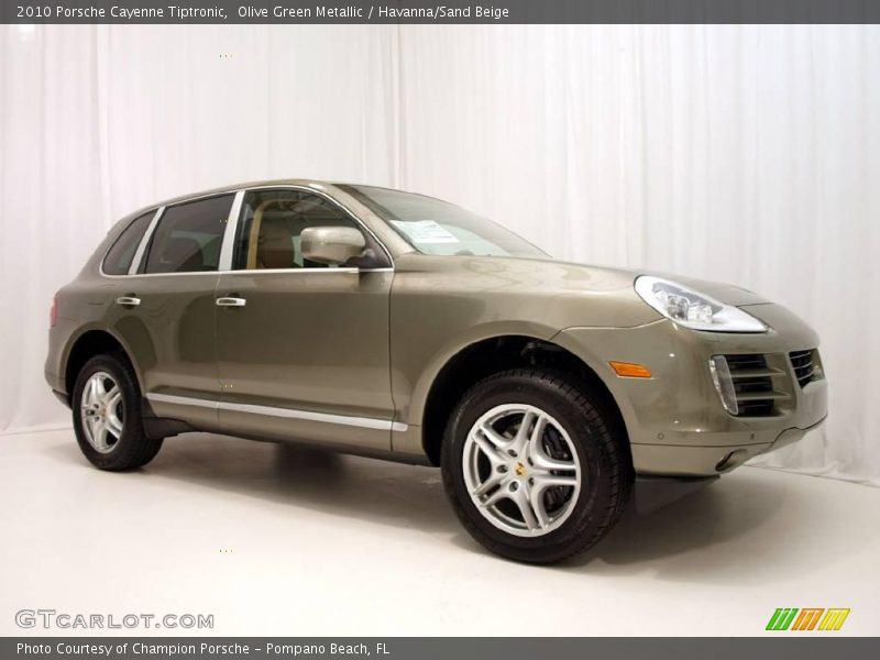 Olive Green Metallic / Havanna/Sand Beige 2010 Porsche Cayenne Tiptronic