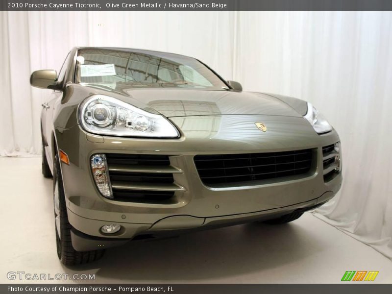 Olive Green Metallic / Havanna/Sand Beige 2010 Porsche Cayenne Tiptronic