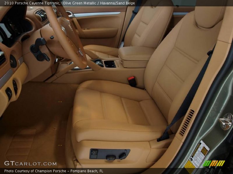 Olive Green Metallic / Havanna/Sand Beige 2010 Porsche Cayenne Tiptronic