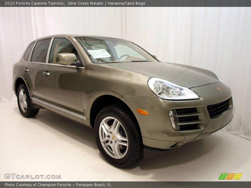 Olive Green Metallic / Havanna/Sand Beige 2010 Porsche Cayenne Tiptronic