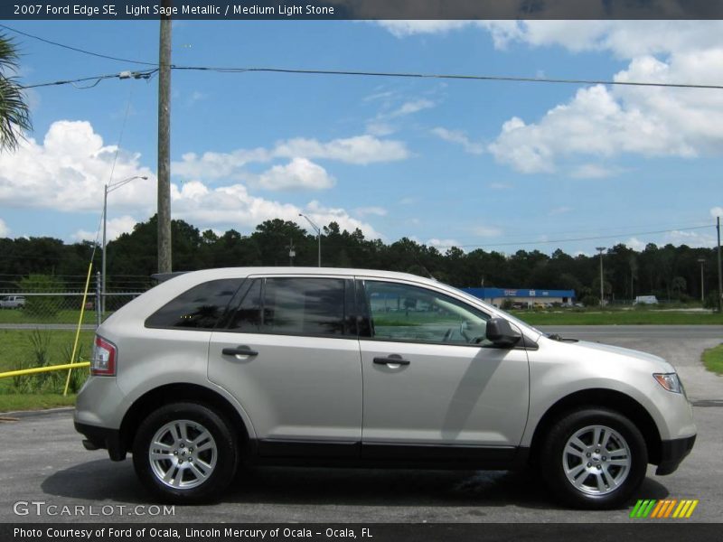 Light Sage Metallic / Medium Light Stone 2007 Ford Edge SE