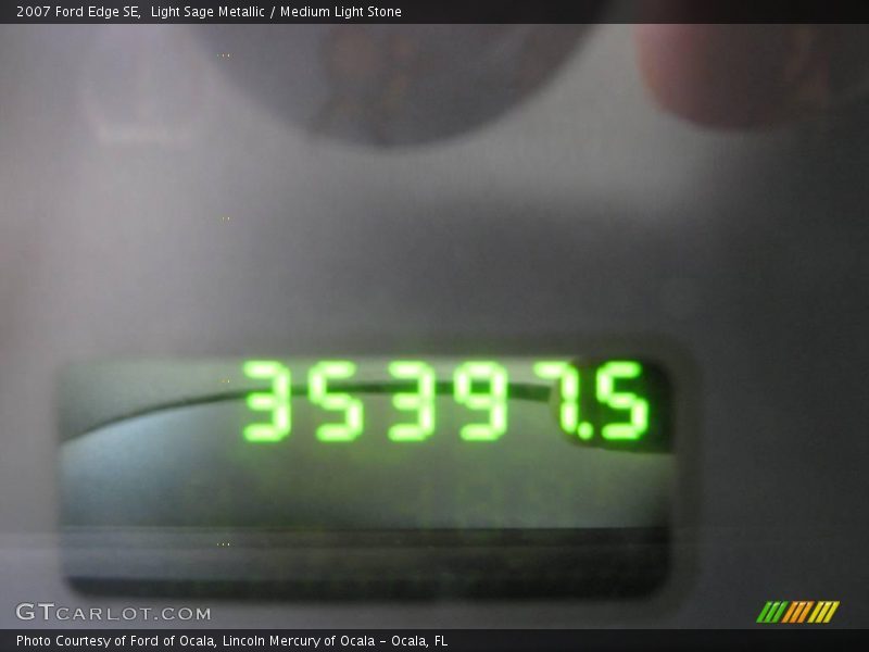 Light Sage Metallic / Medium Light Stone 2007 Ford Edge SE