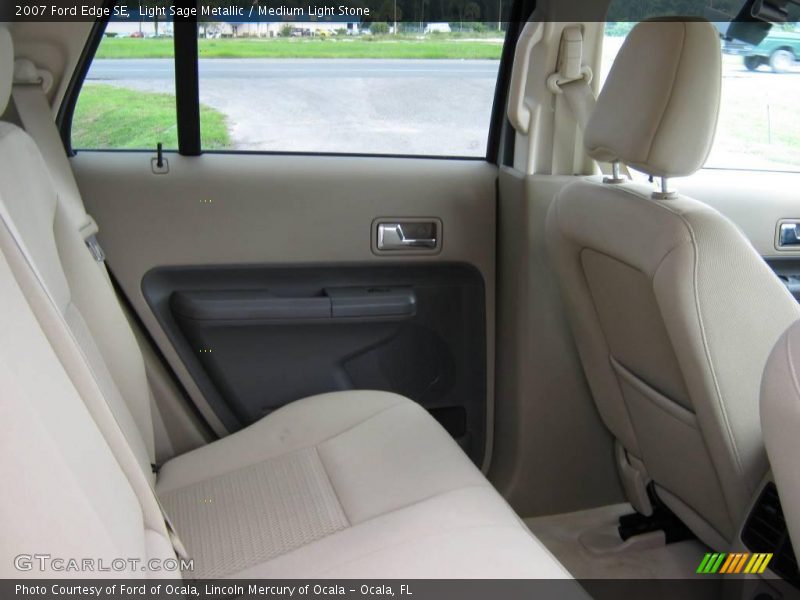 Light Sage Metallic / Medium Light Stone 2007 Ford Edge SE