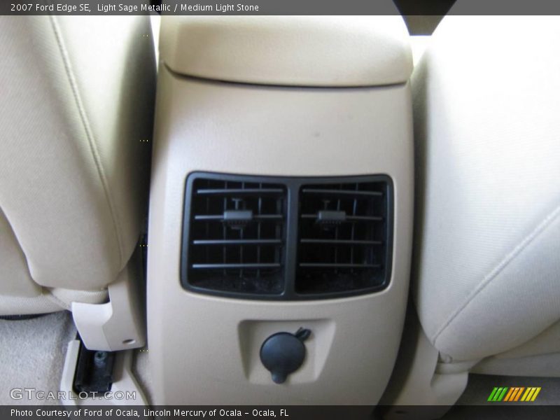 Light Sage Metallic / Medium Light Stone 2007 Ford Edge SE