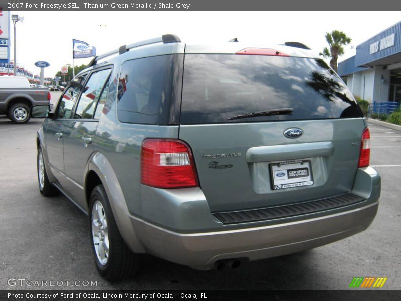 Titanium Green Metallic / Shale Grey 2007 Ford Freestyle SEL