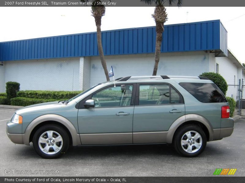 Titanium Green Metallic / Shale Grey 2007 Ford Freestyle SEL