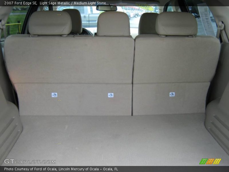 Light Sage Metallic / Medium Light Stone 2007 Ford Edge SE