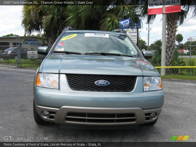 Titanium Green Metallic / Shale Grey 2007 Ford Freestyle SEL