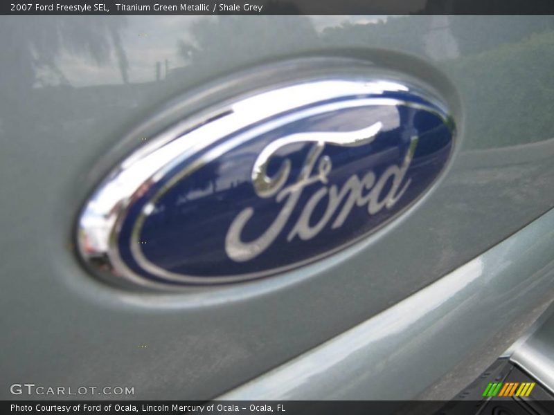 Titanium Green Metallic / Shale Grey 2007 Ford Freestyle SEL