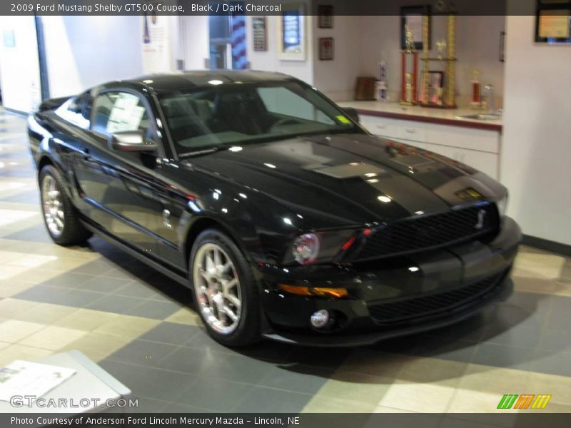 Black / Dark Charcoal 2009 Ford Mustang Shelby GT500 Coupe