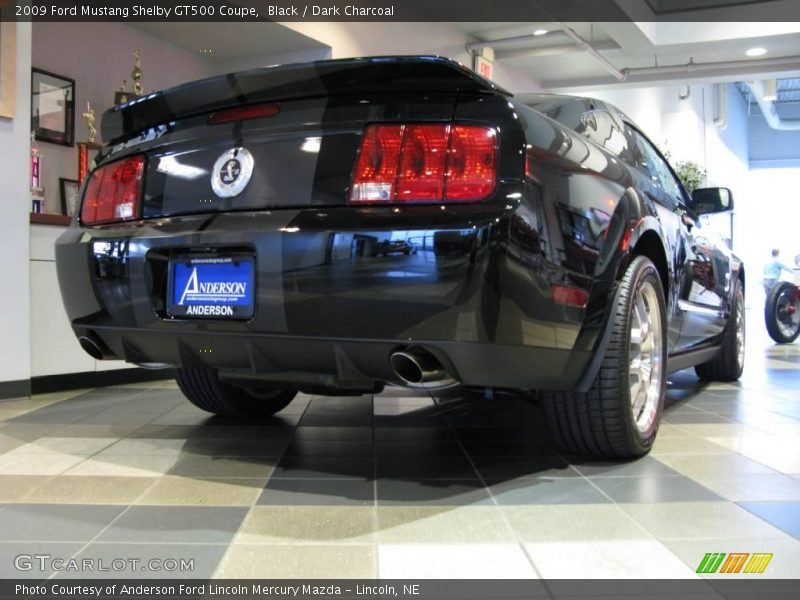Black / Dark Charcoal 2009 Ford Mustang Shelby GT500 Coupe