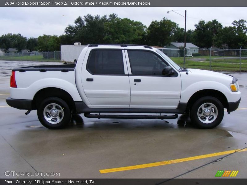Oxford White / Medium Pebble/Dark Pebble 2004 Ford Explorer Sport Trac XLS