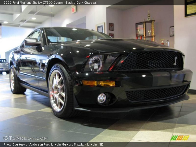 Black / Dark Charcoal 2009 Ford Mustang Shelby GT500 Coupe