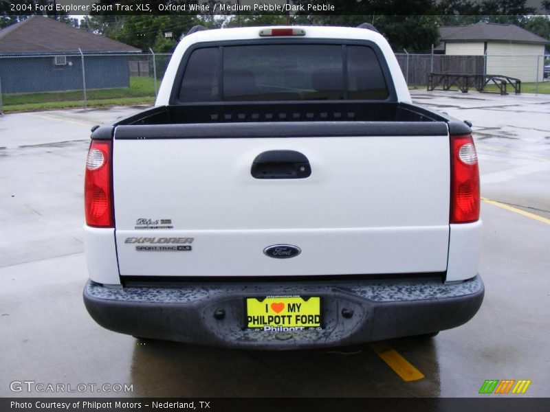 Oxford White / Medium Pebble/Dark Pebble 2004 Ford Explorer Sport Trac XLS