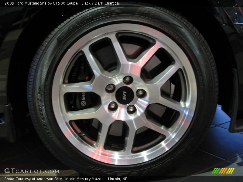 Black / Dark Charcoal 2009 Ford Mustang Shelby GT500 Coupe