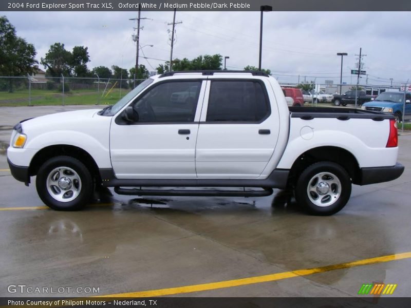 Oxford White / Medium Pebble/Dark Pebble 2004 Ford Explorer Sport Trac XLS