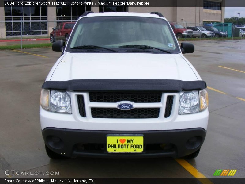 Oxford White / Medium Pebble/Dark Pebble 2004 Ford Explorer Sport Trac XLS