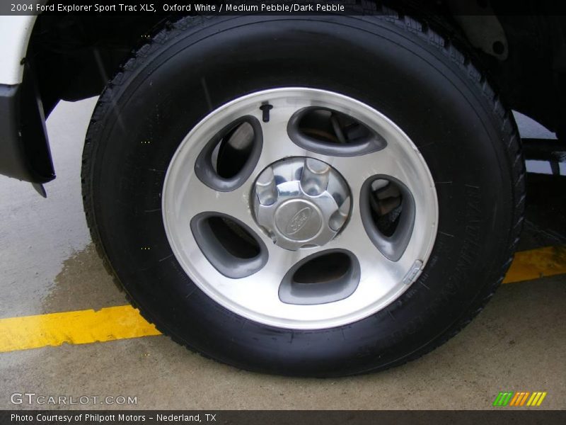 Oxford White / Medium Pebble/Dark Pebble 2004 Ford Explorer Sport Trac XLS