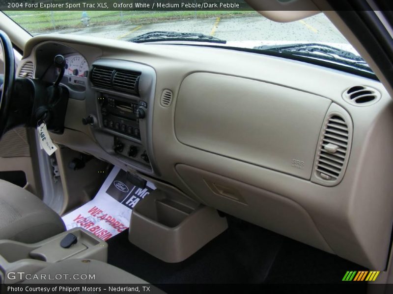 Oxford White / Medium Pebble/Dark Pebble 2004 Ford Explorer Sport Trac XLS