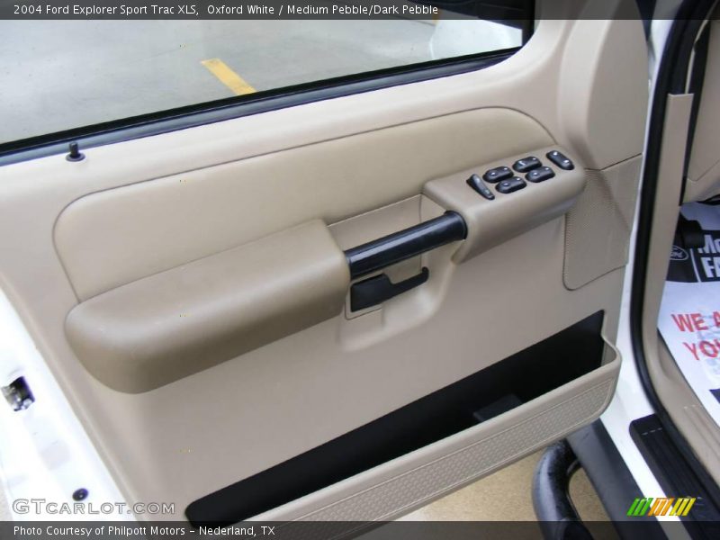 Oxford White / Medium Pebble/Dark Pebble 2004 Ford Explorer Sport Trac XLS