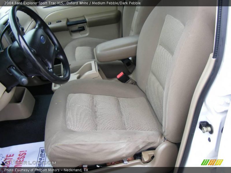Oxford White / Medium Pebble/Dark Pebble 2004 Ford Explorer Sport Trac XLS