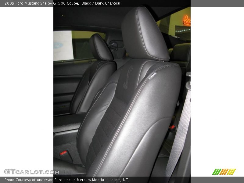 Black / Dark Charcoal 2009 Ford Mustang Shelby GT500 Coupe