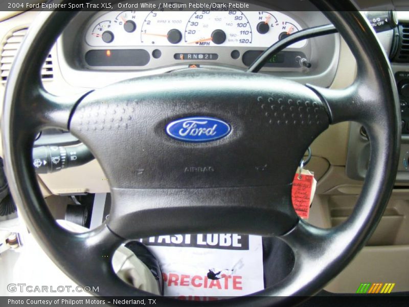 Oxford White / Medium Pebble/Dark Pebble 2004 Ford Explorer Sport Trac XLS