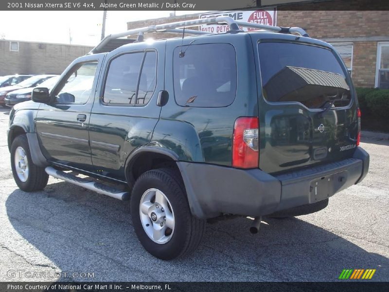 Alpine Green Metallic / Dusk Gray 2001 Nissan Xterra SE V6 4x4