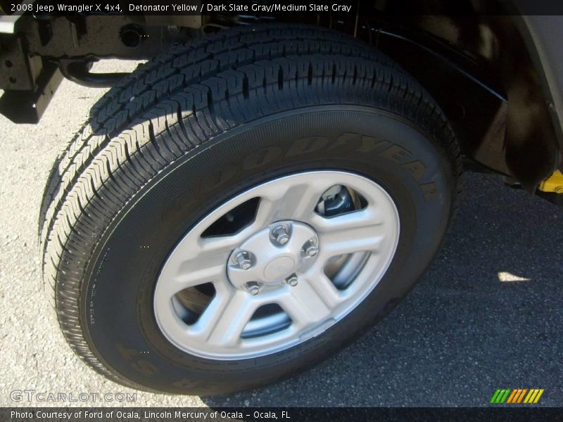 Detonator Yellow / Dark Slate Gray/Medium Slate Gray 2008 Jeep Wrangler X 4x4
