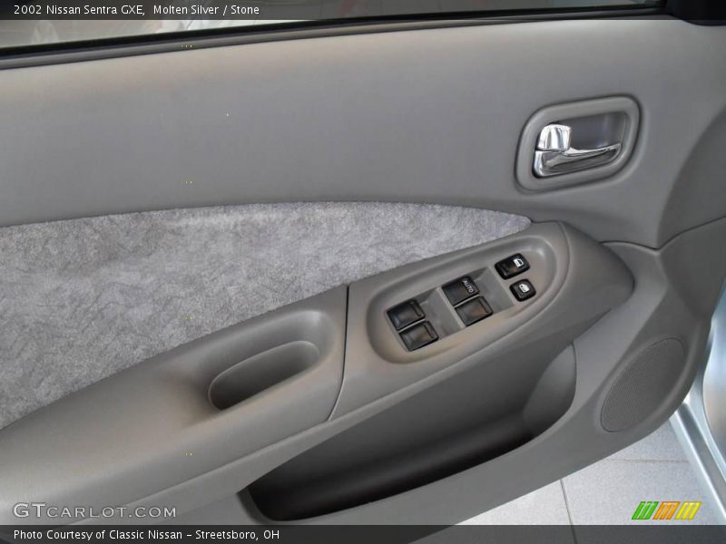 Molten Silver / Stone 2002 Nissan Sentra GXE