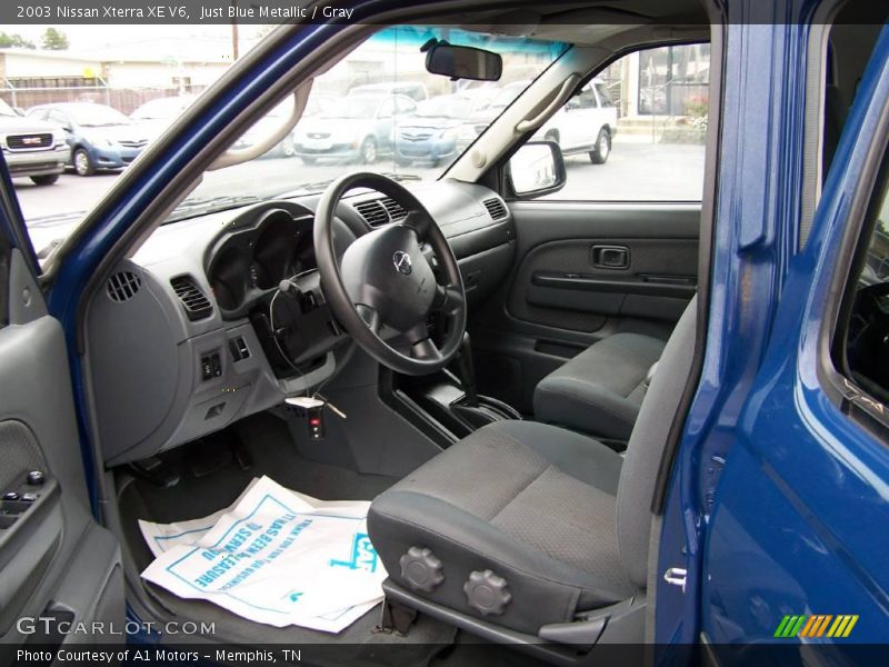 Just Blue Metallic / Gray 2003 Nissan Xterra XE V6