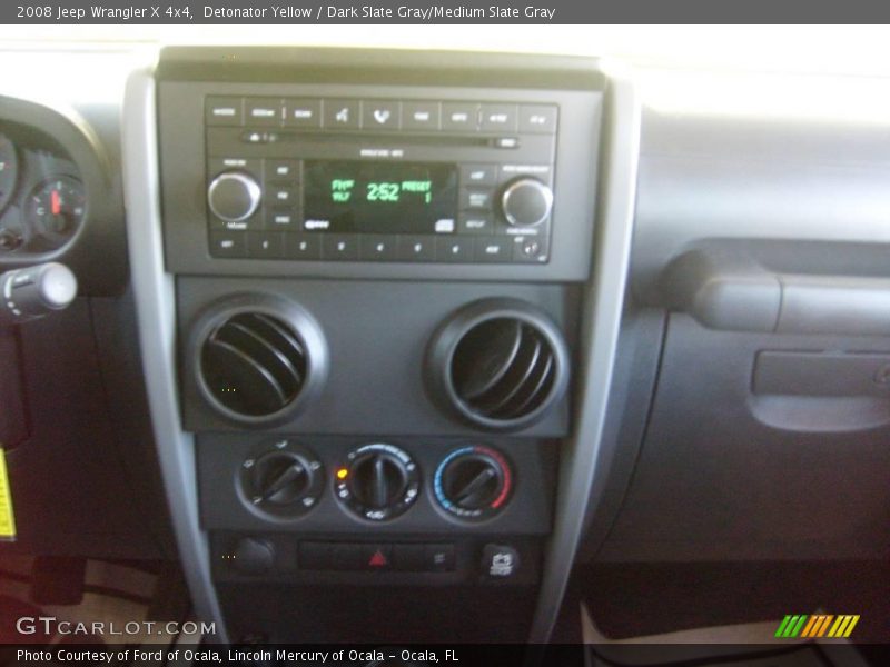 Detonator Yellow / Dark Slate Gray/Medium Slate Gray 2008 Jeep Wrangler X 4x4