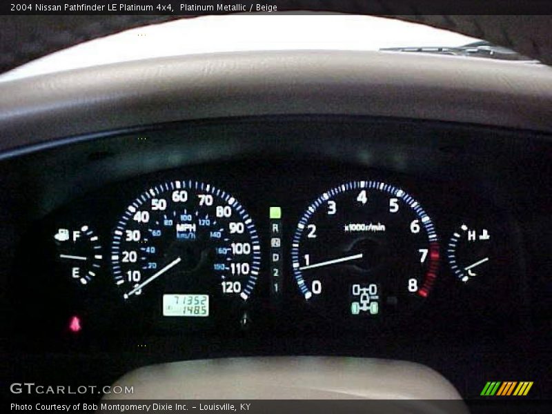 Platinum Metallic / Beige 2004 Nissan Pathfinder LE Platinum 4x4