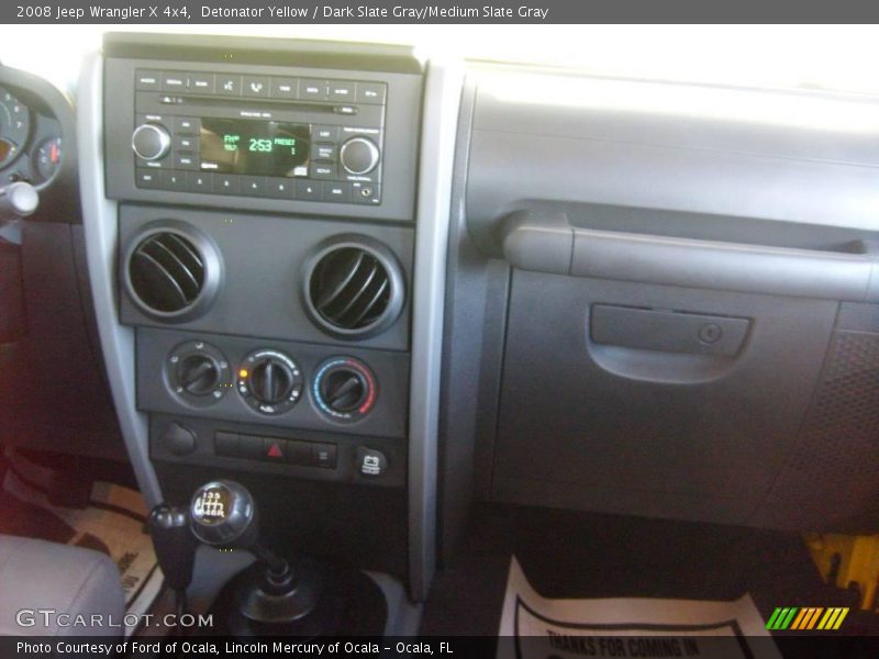 Detonator Yellow / Dark Slate Gray/Medium Slate Gray 2008 Jeep Wrangler X 4x4