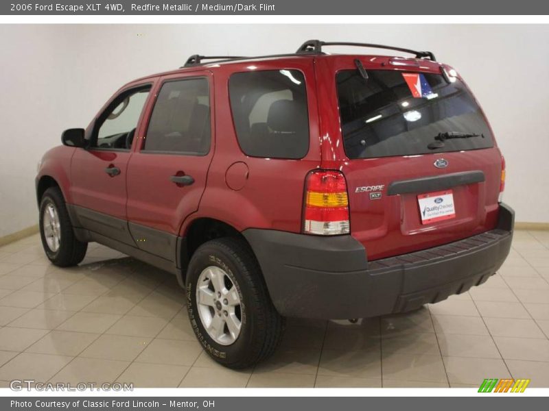 Redfire Metallic / Medium/Dark Flint 2006 Ford Escape XLT 4WD