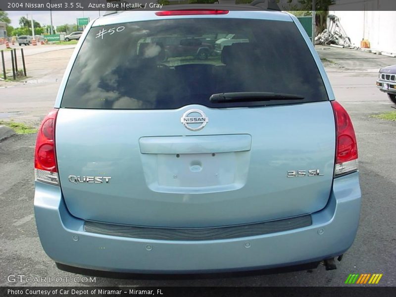 Azure Blue Metallic / Gray 2004 Nissan Quest 3.5 SL