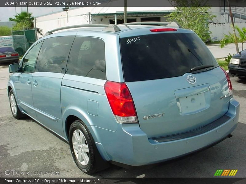 Azure Blue Metallic / Gray 2004 Nissan Quest 3.5 SL