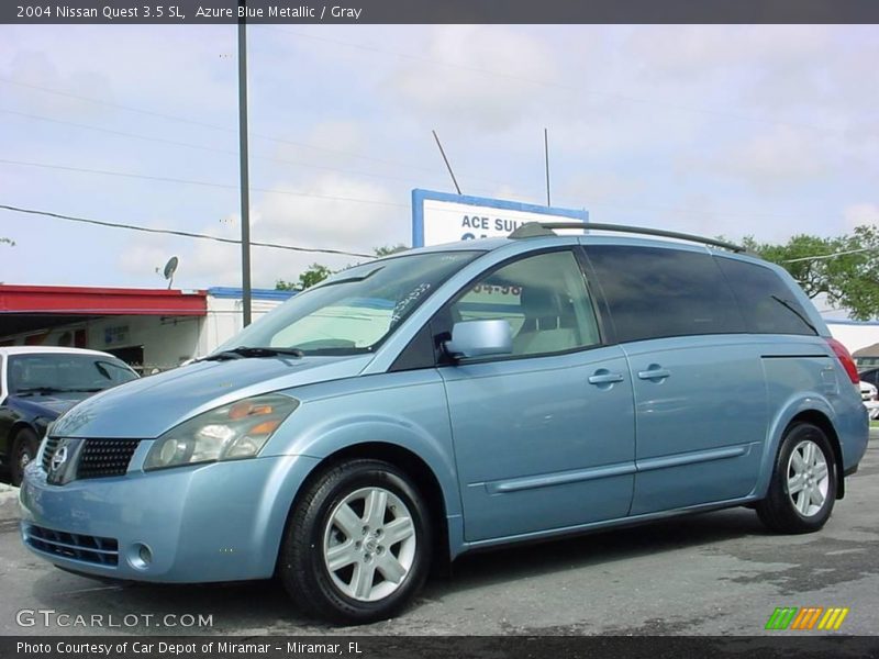 Azure Blue Metallic / Gray 2004 Nissan Quest 3.5 SL