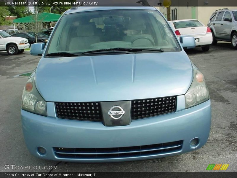 Azure Blue Metallic / Gray 2004 Nissan Quest 3.5 SL