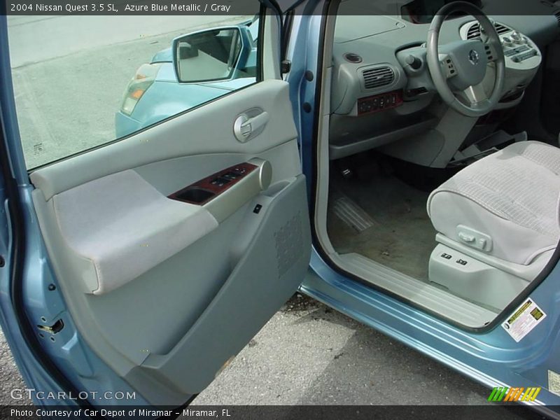 Azure Blue Metallic / Gray 2004 Nissan Quest 3.5 SL