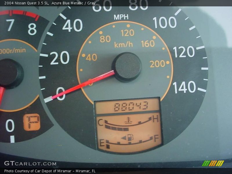 Azure Blue Metallic / Gray 2004 Nissan Quest 3.5 SL