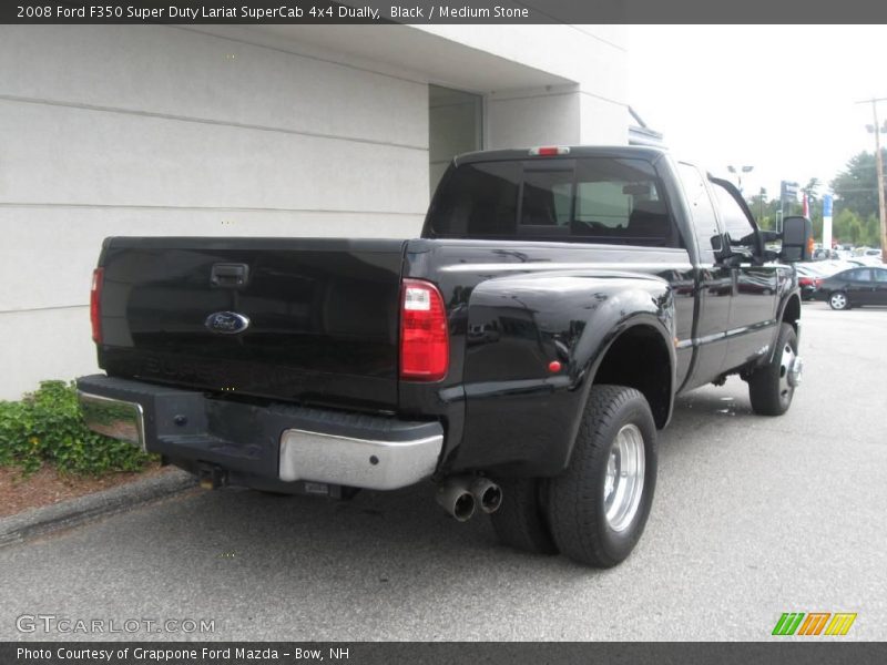 Black / Medium Stone 2008 Ford F350 Super Duty Lariat SuperCab 4x4 Dually